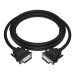 GCR PRO Кабель DVI-D 1.5m, черный, OD 8.5mm, 28 AWG, DVI/DVI, 25M/25M, двойной экран, GCR-52533