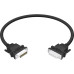 GCR Удлинитель 0.5m DVI-D, черный, DVI/DVI, 25M/25F, FullHD, 28 AWG, GCR-54719