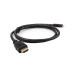 Кабель/ Кабель HDMI-19M --- MicroHDMI-19M ver 2.0+3D/Ethernet,1m Telecom <TCG206-1M>