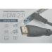 GCR Кабель Premium 0.3m HDMI версия 2.0, HDR Ultra HD 4K60 Hz/ 5K30Hz, 3D, Ethernet 18.0 Гбит/с, OD8.0mm, 28/26 AWG, черный, GCR-51766