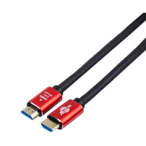 Кабель HDMI 3 m (Red/Gold, в пакете)  VER 2.0