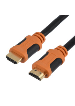 Кабель GoPower HDMI (m)-HDMI (m) 5.0м ПВХ ver.2.0 4K 60Hz черный в пакете (1/70)