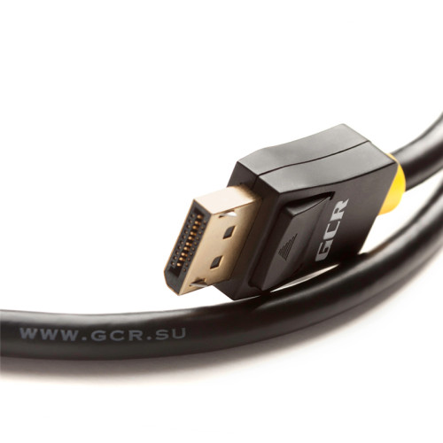 Greenconnect Кабель 2.0m DisplayPort v1.2, 20M/20M, черный, 28/28 AWG, GCR-DP2DP-2.0m