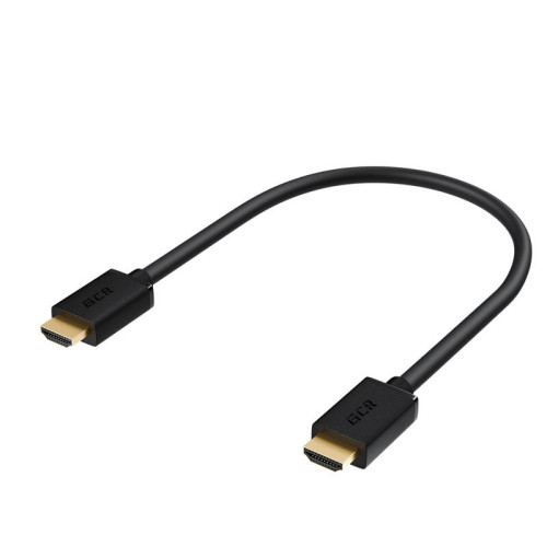 Greenconnect Кабель 0.3m, HDMI версия 2.0, HDR 4:2:2, Ultra HD, 4K 60 fps 60Hz/5K*30Hz, 3D, AUDIO, 18.0 Гбит/с, 28/28 AWG, OD7.3mm, тройной экран, черный, GCR-HM411-0.3m