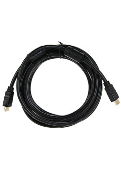 Кабель/ Кабель HDMI-19M --- HDMI-19M ver 2.0+3D/Ethernet,2 фильтра 5m Telecom <TCG200F-5M>