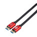 Кабель HDMI 1 m (Red/Gold, в пакете)  VER 2.0