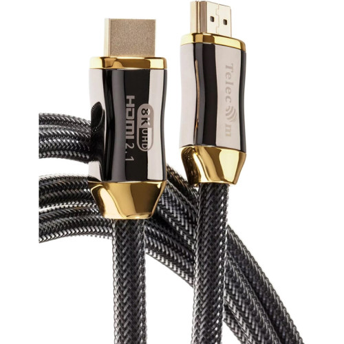 Кабель/ Кабель HDMI 19M/M,ver. 2.1, 8K@60 Hz 3m метал разъемы, нейлоновая оплетка Telecom <TCG300-3M> Кабель/ Кабель HDMI 19M/M,ver. 2.1, 8K@60 Hz 3m метал разъемы, нейлоновая оплетка Telecom <TCG300-3M>