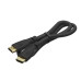 GCR Кабель PROF 10.0m HDMI 2.0, Ultra HD 4K60Hz HDR 4:2:0, 3D, 18.0 Гбит/с, черный, 28/24 AWG, 3 Х экран с армированием, фер. кольца, GCR-51204