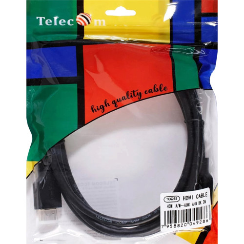 Кабель/ Кабель HDMI 19M/M,ver. 2.1, 8K@60 Hz 2m Telecom <TCG255-2M>