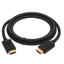GCR Кабель 5.0m HDMI версия 1.4, черный, OD7.3mm, 30/30 AWG, позолоченные контакты, Ethernet 10.2 Гбит/с, 3D, 4K, GCR-HM410-5.0m, экран