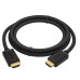 GCR Кабель 5.0m HDMI версия 1.4, черный, OD7.3mm, 30/30 AWG, позолоченные контакты, Ethernet 10.2 Гбит/с, 3D, 4K, GCR-HM410-5.0m, экран