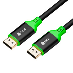 GCR PRO Кабель 0.5m DisplayPort v1.4, 8K 60Hz, 4K 165Hz, черный, 3X экран с армированием, AL case, GCR-53984