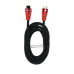 Кабель/ Кабель HDMI 19M/M ver. black and red 2.0, 3m VCOM <CG526S-R-3M> Blister