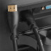 Greenconnect Кабель 3.0m HDMI версия 1.4, черный, OD7.3mm, 30/30 AWG, позолоченные контакты, Ethernet 10.2 Гбит/с, 3D, 4K, GCR-HM310-3.0m, экран