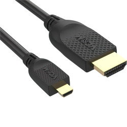 Кабель/ Кабель HDMI-19M --MicroHDMI-19M ver 2.0 1.8m VCOM <CG587-1.8M>