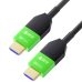 GCR PRO Кабель 50.0m оптический HDMI 2.1 8K 60Hz, 4K 144Hz, высокоскоростной 48.0 Гбит/с, черный, деревянная катушка, GCR-55680