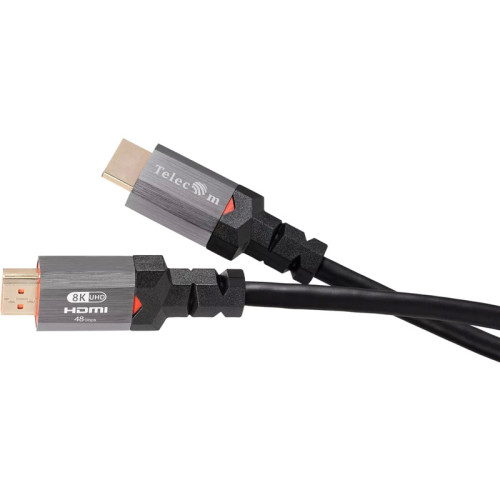 Кабель/ Кабель HDMI 19M/M,ver. 2.1, 8K@60 Hz 1.5m метал разъемы, Telecom <TCG365-1.5M> Кабель/ Кабель HDMI 19M/M,ver. 2.1, 8K@60 Hz 1.5m метал разъемы, Telecom <TCG365-1.5M>