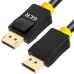 GCR Кабель PROF 15.0m DisplayPort v1.4, 8 K 60Hz, 4 K 165Hz, OD: 7.1mm, черный, ферритовые кольца, 28/28 AWG GCR Кабель PROF 15.0m DisplayPort v1.4, 8 K 60Hz, 4 K 165Hz, OD: 7.1mm, черный, ферритовые кольца, 28/28 AWG