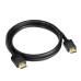 Кабель 1.5m HDMI 1.4, 30/30 AWG, позолоченные контакты, FullHD, Ethernet 10.2 Гбит/с, 3D, 4Kx2K, экран