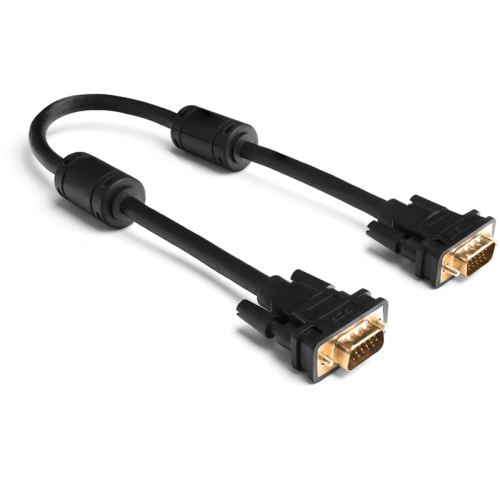 Greenconnect Кабель SVGA 10.0м чёрный, позолоченные контакты, ферритовые кольца, OD8.0mm. 15M / 15M Premium GCR-VM2VM2-10.0m, 28/28 AWG, двойной экран Greenconnect Кабель SVGA 10.0м чёрный, позолоченные контакты, ферритовые кольца, OD8.0mm. 15M / 15M Premium GCR-VM2VM2-10.0m, 28/28 AWG, двойной экран
