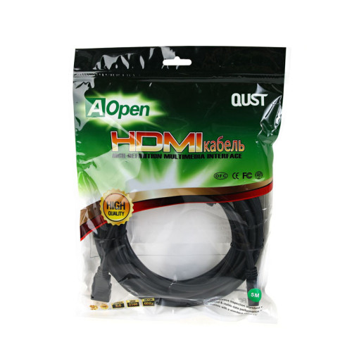 Кабель/ Кабель HDMI 19M/M ver 2.0, 5М, 2 фильтра Aopen <ACG711D-5M> Кабель/ Кабель HDMI 19M/M ver 2.0, 5М, 2 фильтра Aopen <ACG711D-5M>
