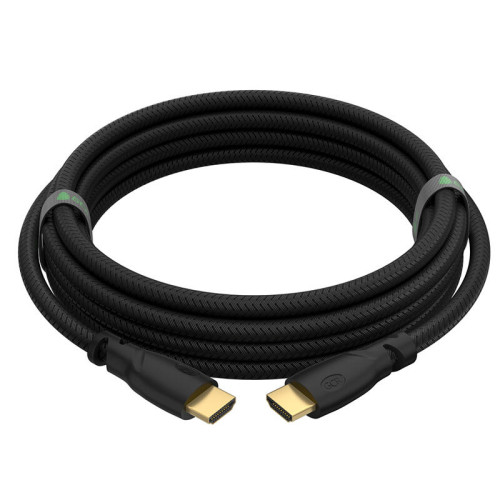 Greenconnect Кабель 5.0m HDMI версия 2.0, HDR 4:2:2, Ultra HD, 4K 60 fps 60Hz/5K*30Hz, 3D, AUDIO, 18.0 Гбит/с, 28/28 AWG, OD7.3mm, тройной экран, черный нейлон, GCR-HM811-5.0m Greenconnect Кабель 5.0m HDMI версия 2.0, HDR 4:2:2, Ultra HD, 4K 60 fps 60Hz/5K*30Hz, 3D, AUDIO, 18.0 Гбит/с, 28/28 AWG, OD7.3mm, тройной экран, черный нейлон, GCR-HM811-5.0m