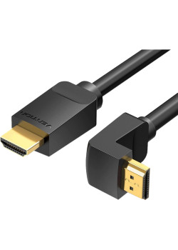 Кабель Vention HDMI High speed v2.0 with Ethernet 19M/19M угол 270 - 2м