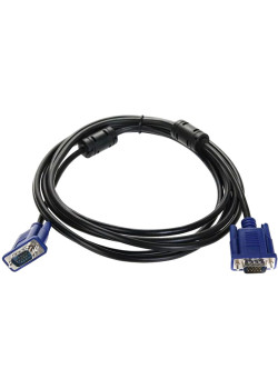 Кабель/ Кабель соединительный SVGA (15M/M) 3m 2 фильтра TV-COM <QCG120H-3M>
