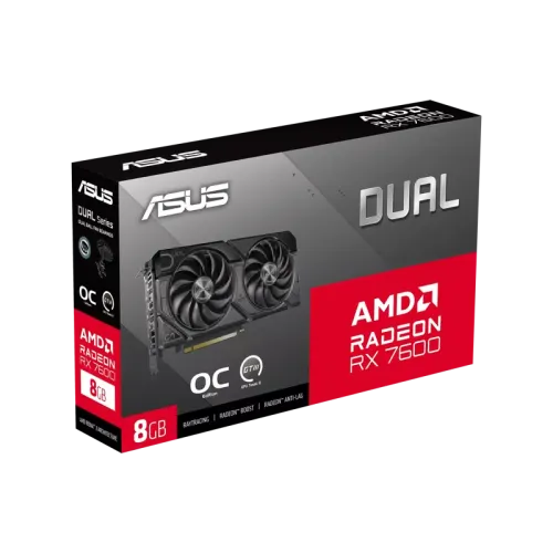 Видеокарта/ DUAL-RX7600-O8G-EVO Видеокарта/ DUAL-RX7600-O8G-EVO
