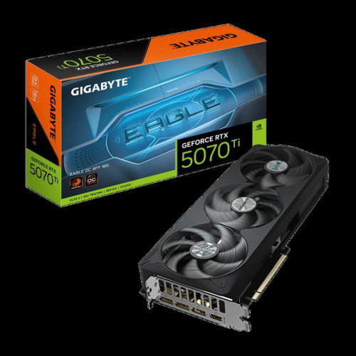 Видеокарта GIGABYTE PCIE16 RTX5070TI 16GB GV-N507TEAGLE OC-16GD