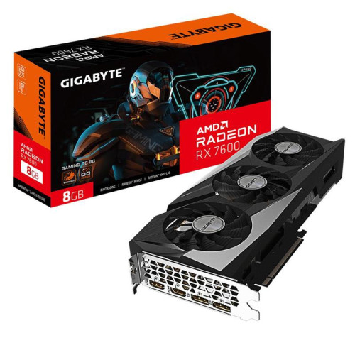 Видеокарта PCIE16 RX 7600 8GB GV-R76GAMING OC-8GD 1.1 GIGABYTE