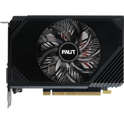 Видеокарта Palit PCI-E 4.0 RTX3050 STORMX OC NVIDIA GeForce RTX 3050 6Gb 96bit GDDR6 1042/14000 DVIx1 HDMIx1 DPx1 HDCP Ret [NE63050S18JE-1070F/1072F]