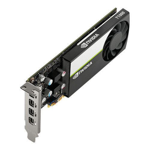 Видеокарта/ VGA NVIDIA QUADRO T1000 4GB, GDDR6/128-bit, PCIe 3.0, 4xmDP, 1-slot, BOX/RTL/PB