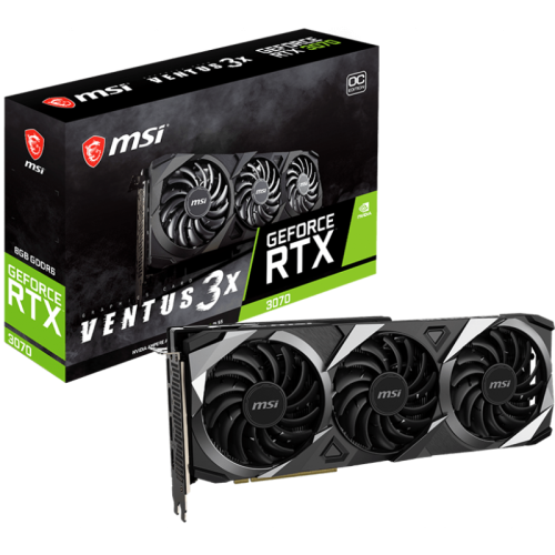 Видеокарта/ GeForce RTX 3070 VENTUS 3X PLUS 8G LHR