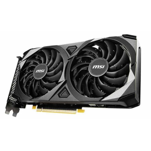 Видеокарта MSI PCI-E 4.0 RTX 3060 VENTUS 2X 12G OC NVIDIA GeForce RTX 3060 12Gb 192bit GDDR6 1680/15000 HDMIx1 DPx3 HDCP Ret [RTX 3060 VENTUS 2X 12G OC]