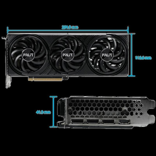 Видеокарта Palit PCI-E RTX5070 Infinity 3 NVIDIA GeForce RTX 5070 12Gb 192bit GDDR7 2325/28000 HDMIx1 DPx3 HDCP Ret