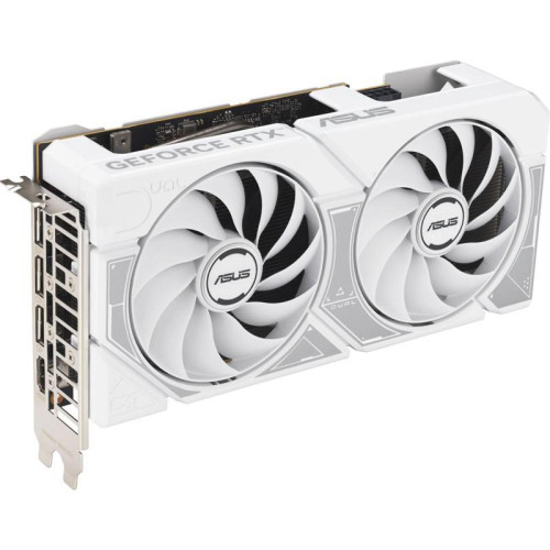 Видеокарта Asus PCI-E 5.0 DUAL-RTX5060-O8G-WHITE NVIDIA GeForce RTX 5060 8Gb 128bit GDDR7 2602/28000 HDMIx1 DPx3 HDCP Ret Видеокарта Asus PCI-E 5.0 DUAL-RTX5060-O8G-WHITE NVIDIA GeForce RTX 5060 8Gb 128bit GDDR7 2602/28000 HDMIx1 DPx3 HDCP Ret