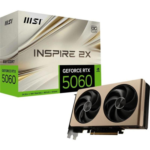 Видеокарта MSI PCIE16 RTX5060 8GB RTX 5060 8G INSPIRE 2X OC