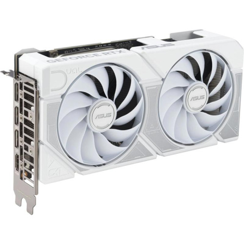 Видеокарта Asus PCI-E 5.0 DUAL-RTX5060TI-O8G-WHITE NVIDIA GeForce RTX 5060TI 8Gb 128bit GDDR7 2602/28000 HDMIx1 DPx3 HDCP Ret