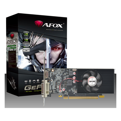 Видеокарта/ AF1030-2048D5L7 VGA AFOX NVIDIA Geforce GT1030 LP 2GB, GDDR5/64-bit, PCIe 3.0, 1xDVI-D, 1xHDMI 2.0, 1-slot