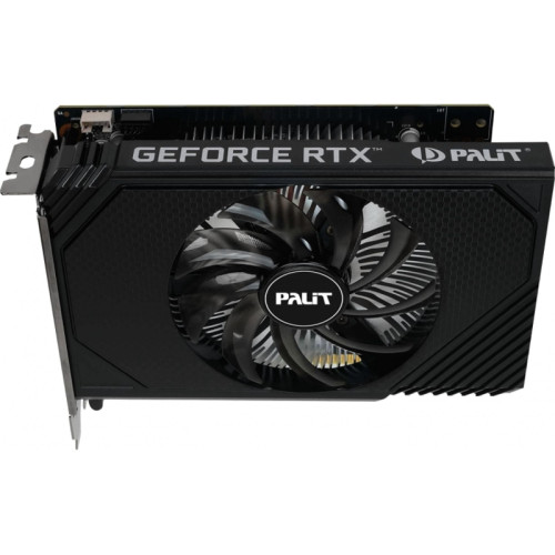 Видеокарта Palit PCI-E 4.0 RTX3050 STORMX OC NVIDIA GeForce RTX 3050 6Gb 96bit GDDR6 1042/14000 DVIx1 HDMIx1 DPx1 HDCP Ret [NE63050S18JE-1070F/1072F]