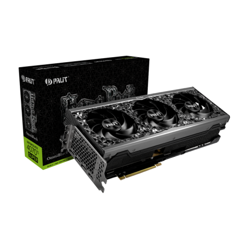 Видеокарта/ RTX4070Ti SUPER GameRock Omniblack 16GB GDDR6X 256-bit DPx3 HDMI 3FAN RTL