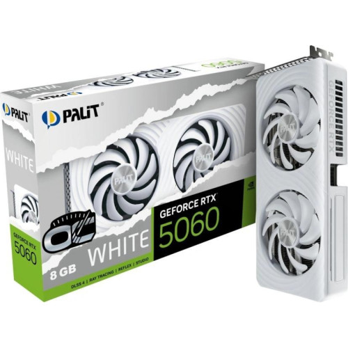 Видеокарта/ Palit GeForce RTX 5060 White OC Видеокарта/ Palit GeForce RTX 5060 White OC