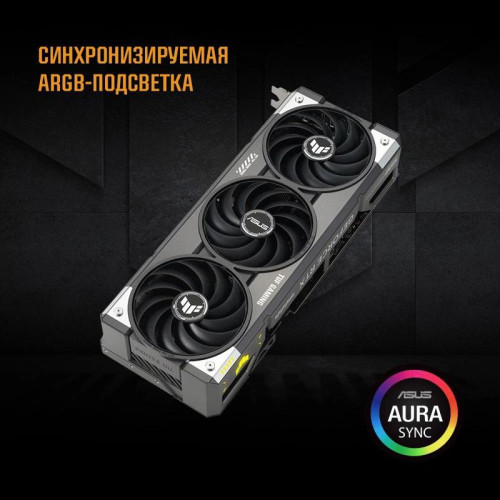 Видеокарта Asus PCI-E TUF-RTX5070-O12G-GAMING NVIDIA GeForce RTX 5070 12Gb 192bit GDDR7 2640/28000 HDMIx2 DPx3 HDCP Ret