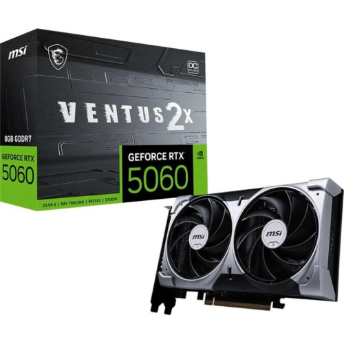 Видеокарта PCIE16 RTX5060 8GB RTX 5060 8G VENTUS 2X OC MSI