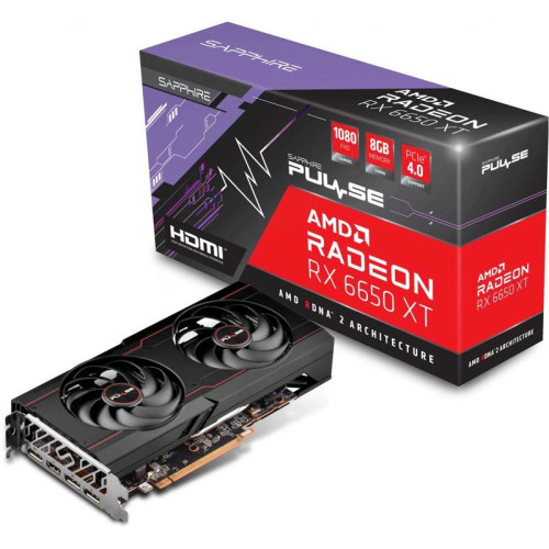 Видеокарта Sapphire PCI-E 4.0 11319-07-20G PULSE RX 6650 XT GAMING OC AMD Radeon RX 6650XT 8Gb 128bit GDDR6 2410/17500 HDMIx1 DPx3 HDCP Ret [11319-07-20G]