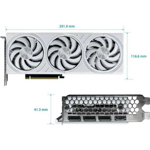 Видеокарта Palit PCI-E 5.0 PA-RTX5070 WHITE OC NVIDIA GeForce RTX 5070 12Gb 192bit GDDR7 2325/28000 HDMIx1 DPx3 HDCP Ret