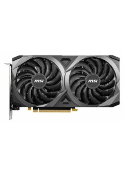 Видеокарта MSI PCI-E 4.0 RTX 3060 VENTUS 2X 12G OC NVIDIA GeForce RTX 3060 12Gb 192bit GDDR6 1680/15000 HDMIx1 DPx3 HDCP Ret [RTX 3060 VENTUS 2X 12G OC]