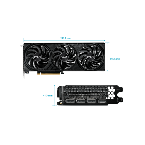 Видеокарта Palit PCI-E 5.0 RTX5060Ti INFINITY 3 NVIDIA GeForce RTX 5060TI 16Gb 128bit GDDR7 2407/28000 HDMIx1 DPx3 HDCP Ret Видеокарта Palit PCI-E 5.0 RTX5060Ti INFINITY 3 NVIDIA GeForce RTX 5060TI 16Gb 128bit GDDR7 2407/28000 HDMIx1 DPx3 HDCP Ret