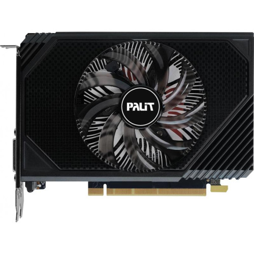 Видеокарта Palit PCI-E 4.0 RTX3050 STORMX NVIDIA GeForce RTX 3050 6Gb 96bit GDDR6 1042/14000 DVIx1 HDMIx1 DPx1 HDCP Ret [NE63050018JE-1070F/1072F]